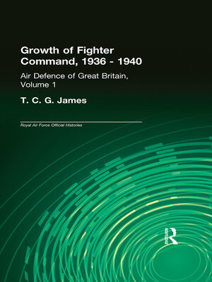 cover image of Growth of Fighter Command, 1936-1940